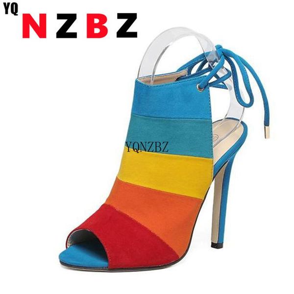 dress shoes yqnzbz women sandals bandage flock cross strap lace up high heels 10cm sandal femme fashion mixed colors summer, Black
dress shoes yqnzbz women sandals bandage flock cross strap lace up high heels 10cm sandal femme fashion mixed colors summer, Black