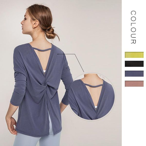 yoga outfit gym women long sleeve open back shirts quick dry sports activewear exercise t-shirts fitness wear
yoga outfit gym women long sleeve open back shirts quick dry sports activewear exercise t-shirts fitness wear