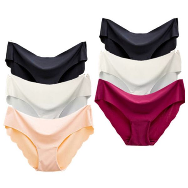 1/3 pcs lady women seamless panties solid ice silk cozy brief underwear g string underpants lingerie briefs, Black;pink
1/3 pcs lady women seamless panties solid ice silk cozy brief underwear g string underpants lingerie briefs, Black;pink
