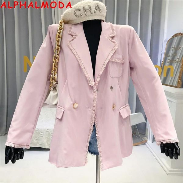 women blazer jacket female 2021 autumn stylish elegant tassel detail solid casual suit outfit women's suits & blazers, White;black
women blazer jacket female 2021 autumn stylish elegant tassel detail solid casual suit outfit women's suits & blazers, White;black