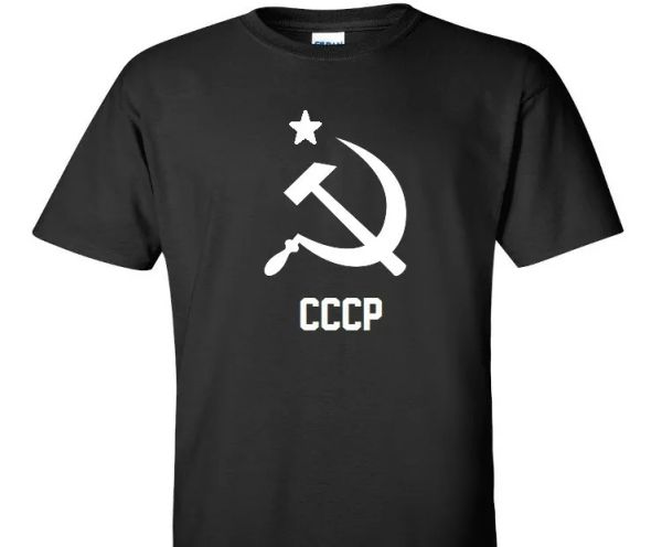 cccp white logo t-shirt soviet russia 80s kgb political black cotton shirt s-5xl, White;black
cccp white logo t-shirt soviet russia 80s kgb political black cotton shirt s-5xl, White;black