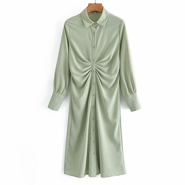 casual dresses yenkye fashion women front draped light green shirt dress female lapel collar long sleeve causal autumn midi vestido, Black;gray
casual dresses yenkye fashion women front draped light green shirt dress female lapel collar long sleeve causal autumn midi vestido, Black;gray
