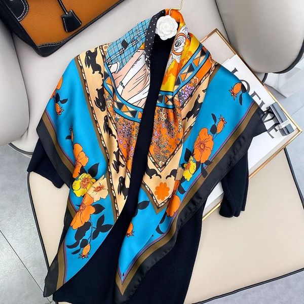floral silk scarf female imitation wild printing decoration sunscreen shawl square spring and summer beach towel
floral silk scarf female imitation wild printing decoration sunscreen shawl square spring and summer beach towel