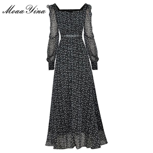 summer runway black dress women's square collar lantern sleeve floral print long chiffon party gown 210524, Black;gray
summer runway black dress women's square collar lantern sleeve floral print long chiffon party gown 210524, Black;gray