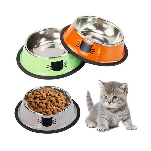 cat bowls & feeders feeding bowl stainless steel pet food water thick non-slip dog foods
cat bowls & feeders feeding bowl stainless steel pet food water thick non-slip dog foods