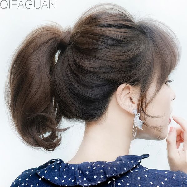 horsetail chengshun super light wig bandage grip a small amount of short curly simulation hair fluffy natural invisible pear, Black
horsetail chengshun super light wig bandage grip a small amount of short curly simulation hair fluffy natural invisible pear, Black