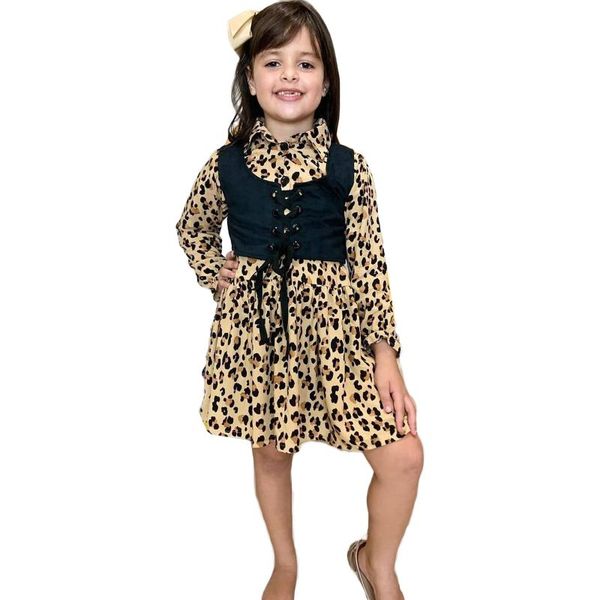 girl's dresses arrival girl kid's dress and camisole set fashion leopard long sleeve shirt with solid color bandage vest, Red;yellow
girl's dresses arrival girl kid's dress and camisole set fashion leopard long sleeve shirt with solid color bandage vest, Red;yellow