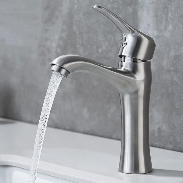 basin faucet and cold single hole 304 stainless steel bathroom hand washing table heightened household sink faucets
basin faucet and cold single hole 304 stainless steel bathroom hand washing table heightened household sink faucets