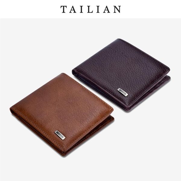 men wallet tailian short men's leather business multi-function coin bag full-grain purse wallets, Red;black
men wallet tailian short men's leather business multi-function coin bag full-grain purse wallets, Red;black