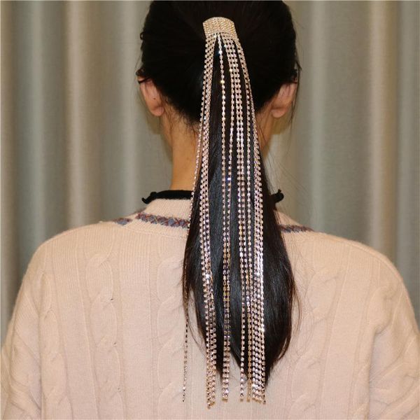 hair clips & barrettes trendy luxury rhinestone accessories chain for women jewelry elegant full crystal tassel hairbands long headwear, Golden;silver
hair clips & barrettes trendy luxury rhinestone accessories chain for women jewelry elegant full crystal tassel hairbands long headwear, Golden;silver