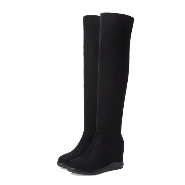 boots 2021 chinese brand high barrel warm women's boots, high-quality and fashionable high-rise shoes, Black
boots 2021 chinese brand high barrel warm women's boots, high-quality and fashionable high-rise shoes, Black