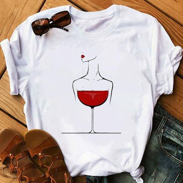women elegant wine glasses t shirt 2021 summer vintage aesthetics graphic short sleeve shirts female 100% cotton women's t-shirt, White
women elegant wine glasses t shirt 2021 summer vintage aesthetics graphic short sleeve shirts female 100% cotton women's t-shirt, White