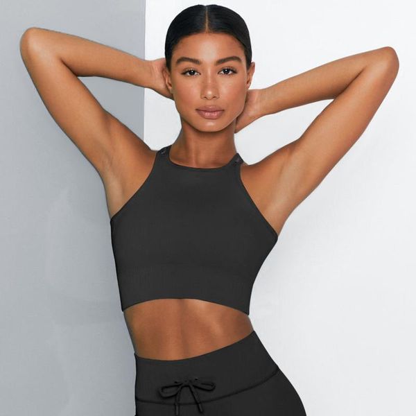 yoga outfit bandage crop tank women hollow out solid knitted seamless drop halter beauty open back bra
yoga outfit bandage crop tank women hollow out solid knitted seamless drop halter beauty open back bra