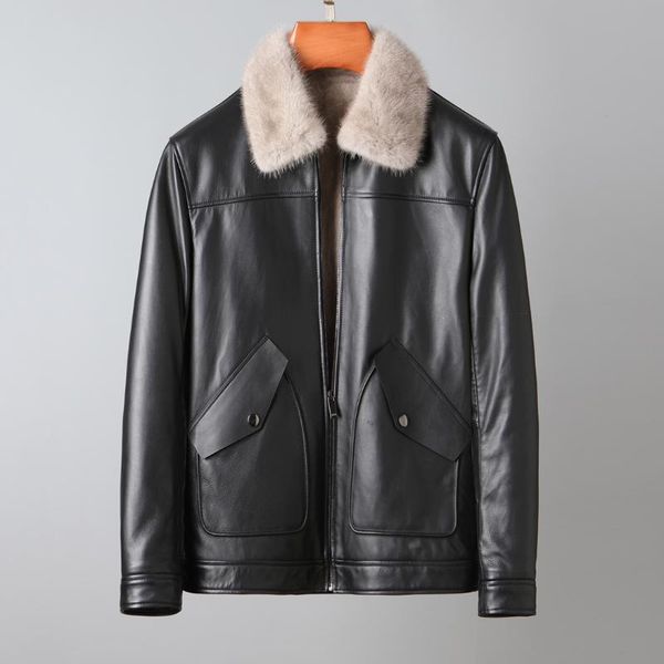 men's jackets leather short winter jacket genuine mens clothing vintage clothes luxury valentines fathers day gift, Black;brown
men's jackets leather short winter jacket genuine mens clothing vintage clothes luxury valentines fathers day gift, Black;brown