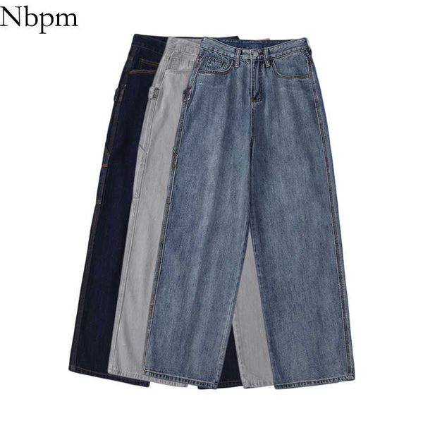 nbpm fashion loose bottom wide leg jeans woman high waist baggy streetwear girls boyfriend jeans for women trousers 210529, Blue
nbpm fashion loose bottom wide leg jeans woman high waist baggy streetwear girls boyfriend jeans for women trousers 210529, Blue