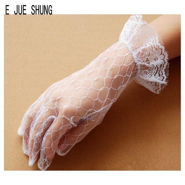 bridal gloves e jue shung tulle finger wedding accessories wrist length short women party, White
bridal gloves e jue shung tulle finger wedding accessories wrist length short women party, White