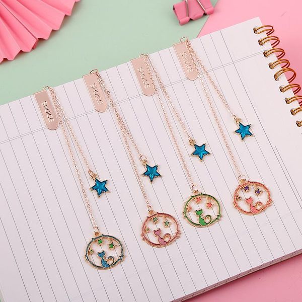 bookmark 2pcs cartoon cat alloy star chain book marks student gift stationery clip pendant jewelry diy decor office gadgets
bookmark 2pcs cartoon cat alloy star chain book marks student gift stationery clip pendant jewelry diy decor office gadgets
