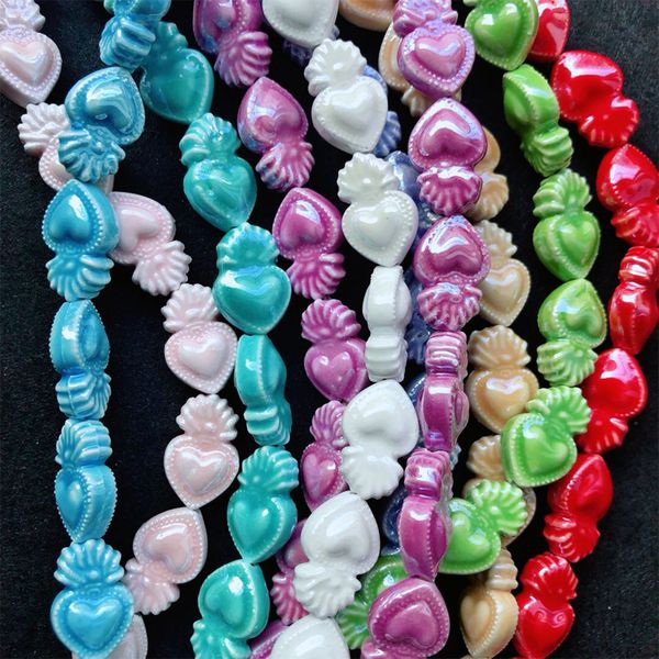 100pcs 10x16mm small torch heart shape ceramic beads diy charms bead for jewelry making bracelet necklace accessories women gifts, Black
100pcs 10x16mm small torch heart shape ceramic beads diy charms bead for jewelry making bracelet necklace accessories women gifts, Black