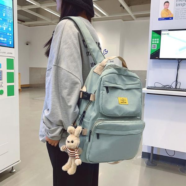 backpack waterproof nylon women female fashion design solid color backpacks school bag for teenage girls travel bags mochila
backpack waterproof nylon women female fashion design solid color backpacks school bag for teenage girls travel bags mochila