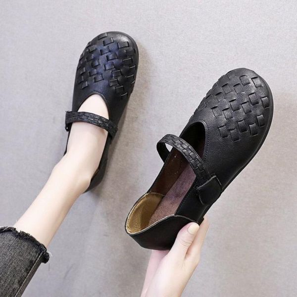 woman sandals 2021 summer weave round toe women flat boat shoes hollow out concise fashion ladies garden for female, Black
woman sandals 2021 summer weave round toe women flat boat shoes hollow out concise fashion ladies garden for female, Black