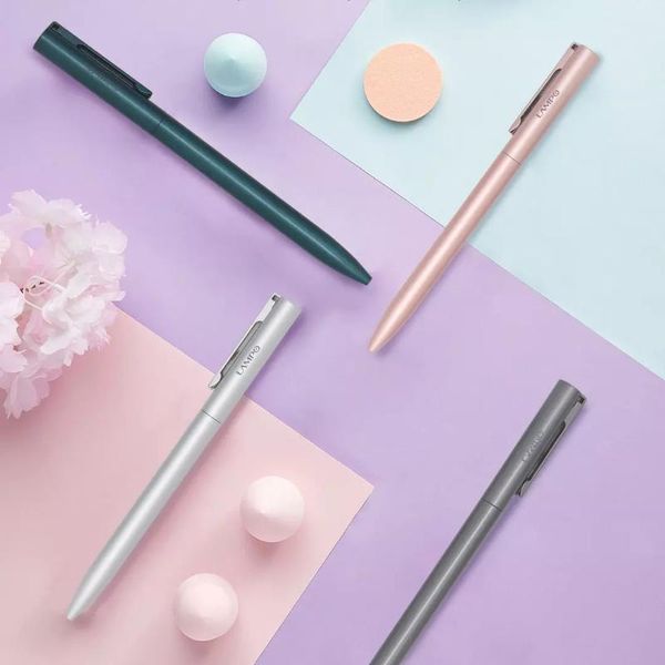 gel pens lampo metal rotating signing 0.5mm black ink morandi color pen for school office business stationery neutral canetas
gel pens lampo metal rotating signing 0.5mm black ink morandi color pen for school office business stationery neutral canetas