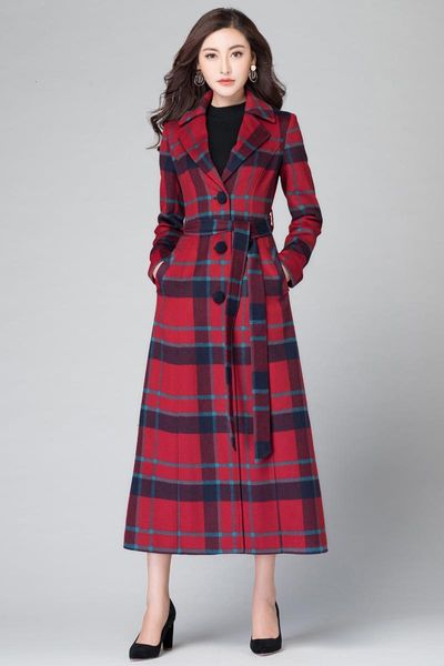 women's wool & blends menteau femme autumn winter women plaid pockets office work long coats casual lady slim sleeve casaco feminino, Black
women's wool & blends menteau femme autumn winter women plaid pockets office work long coats casual lady slim sleeve casaco feminino, Black