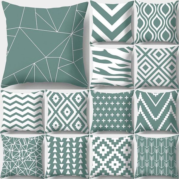 dark green geometric print decorative cushions pillowcase polyester cushion cover throw pillow sofa decoration pillowcover 40922 cushion/dec
dark green geometric print decorative cushions pillowcase polyester cushion cover throw pillow sofa decoration pillowcover 40922 cushion/dec