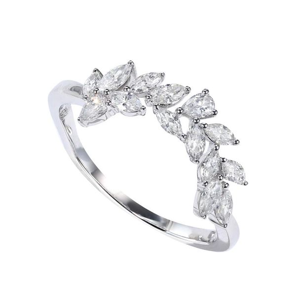 cluster rings edi flower diamond ring au585 14k solid white gold 0.58ct marquise cut real wedding for women noble tail, Golden;silver
cluster rings edi flower diamond ring au585 14k solid white gold 0.58ct marquise cut real wedding for women noble tail, Golden;silver