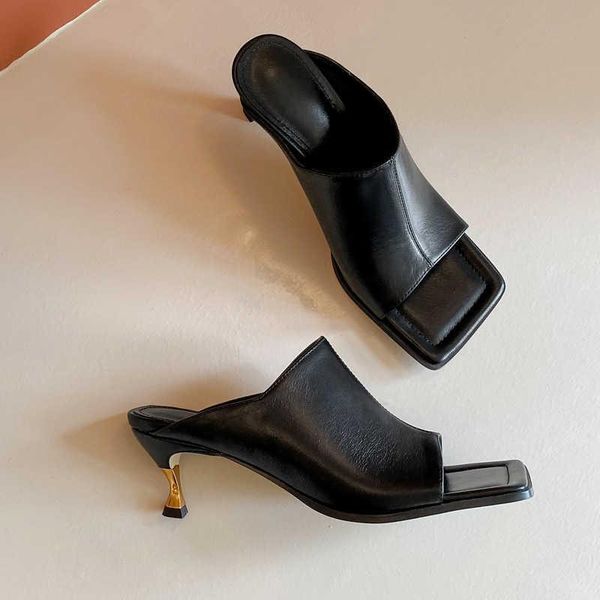 dress shoes net red high heel slippers women's sandals for summer 2021, Black
dress shoes net red high heel slippers women's sandals for summer 2021, Black