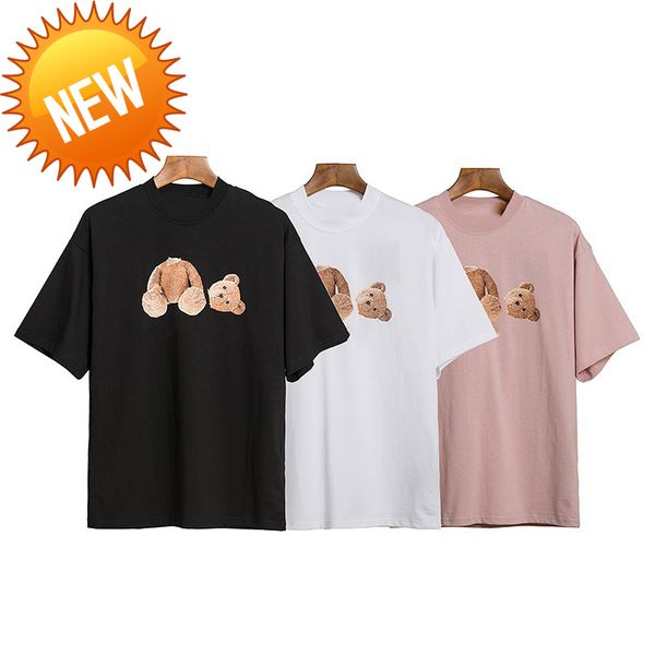 21ss mens women teddy bear printed t -shirts black white pink tee men womens palm short sleeve tees designer cotton clothes, Gray;blue
21ss mens women teddy bear printed t -shirts black white pink tee men womens palm short sleeve tees designer cotton clothes, Gray;blue