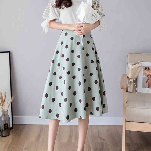 casual dresses polka dot midi skirt womens high waist s spring slim a-line korean fashion women clothing femme jupes 2bw1, Black;gray
casual dresses polka dot midi skirt womens high waist s spring slim a-line korean fashion women clothing femme jupes 2bw1, Black;gray