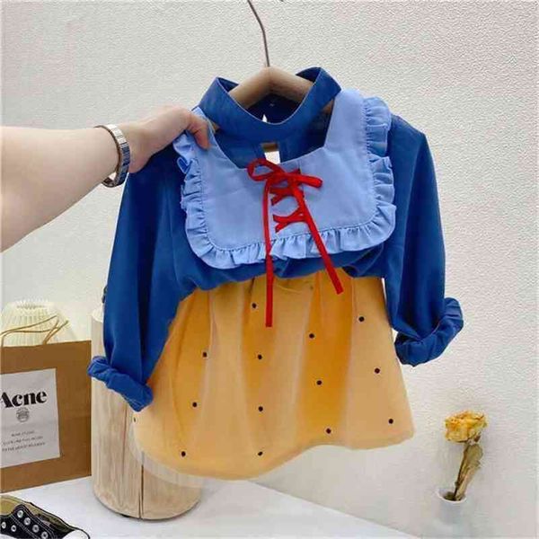 2021 children clothing warm girls spring casual long sleeves lace for girl princess party kids dress suit 210331, Red;yellow
2021 children clothing warm girls spring casual long sleeves lace for girl princess party kids dress suit 210331, Red;yellow