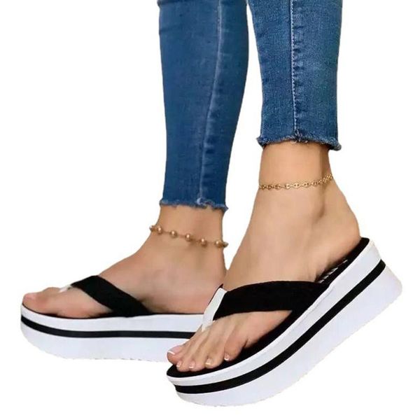 sandals women's high heels thick bottom platform women shoes woman flat slipper flip flops ladies plus size, Black
sandals women's high heels thick bottom platform women shoes woman flat slipper flip flops ladies plus size, Black