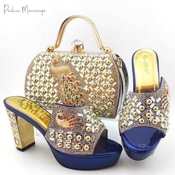 dress shoes italian design lastest african nigerian d.blue color ladies and bag set decorated with special phoenix metal for party, Black
dress shoes italian design lastest african nigerian d.blue color ladies and bag set decorated with special phoenix metal for party, Black