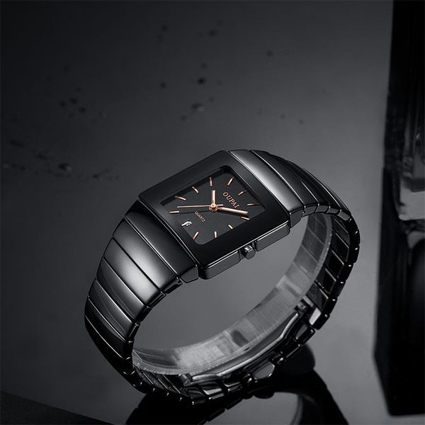wristwatches oupai sliver stone tonneau business black ceramic watch man old fashion rectangle dress bracelet waterproof 2021, Slivery;brown
wristwatches oupai sliver stone tonneau business black ceramic watch man old fashion rectangle dress bracelet waterproof 2021, Slivery;brown