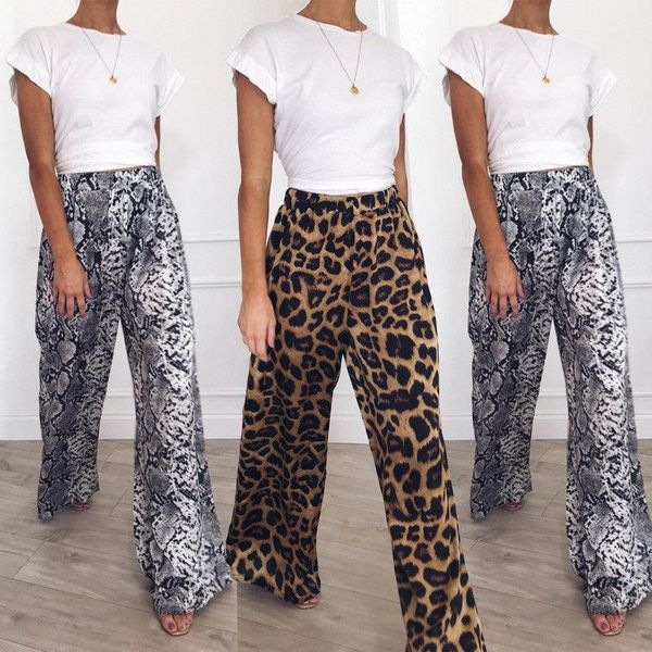 women's pants & capris fashion women leopard flare wide leg high waist ladies casual culotte trousers, Black;white
women's pants & capris fashion women leopard flare wide leg high waist ladies casual culotte trousers, Black;white