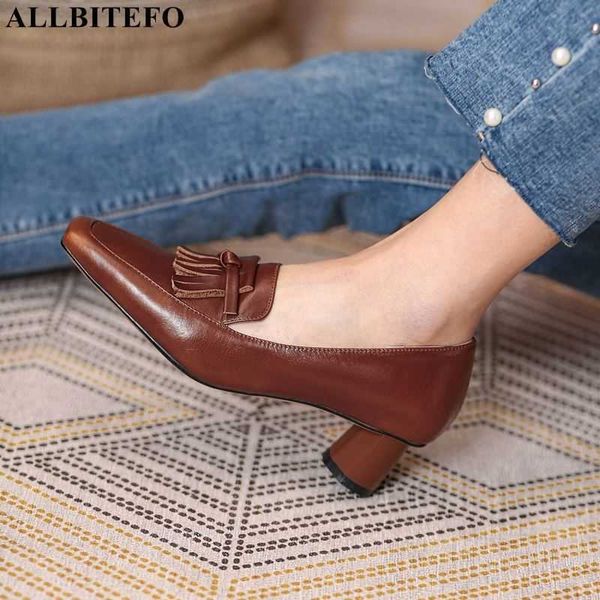 allbitefo tassel design genuine leather high heels square toe street fashion kitten heels party wedding shoes women heels shoes 210611, Black
allbitefo tassel design genuine leather high heels square toe street fashion kitten heels party wedding shoes women heels shoes 210611, Black