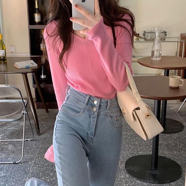 women's sweaters real s early autumn collar knitted bottoming shirt female niche front and rear.kio, White;black
women's sweaters real s early autumn collar knitted bottoming shirt female niche front and rear.kio, White;black