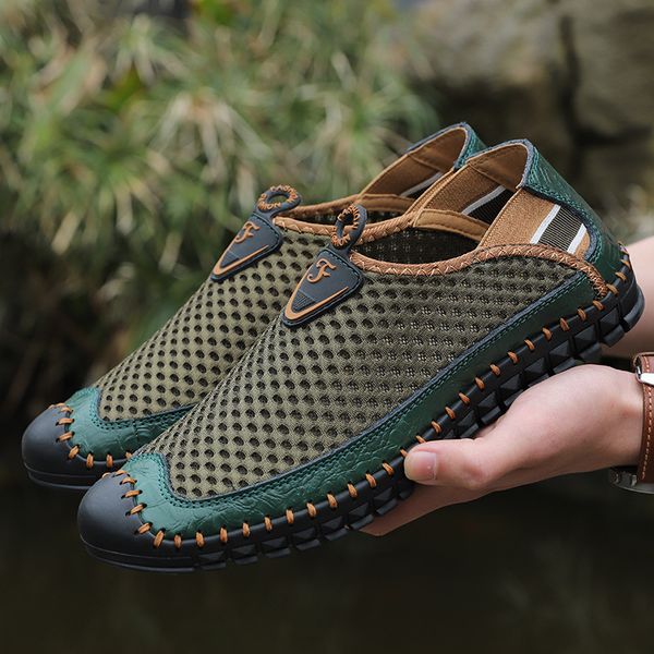 464748 size 2020 new mens shoes breathable mesh slip-on cross-border youth mens casual leather shoes foreign trade large size handmade sewin, Red;white
464748 size 2020 new mens shoes breathable mesh slip-on cross-border youth mens casual leather shoes foreign trade large size handmade sewin, Red;white