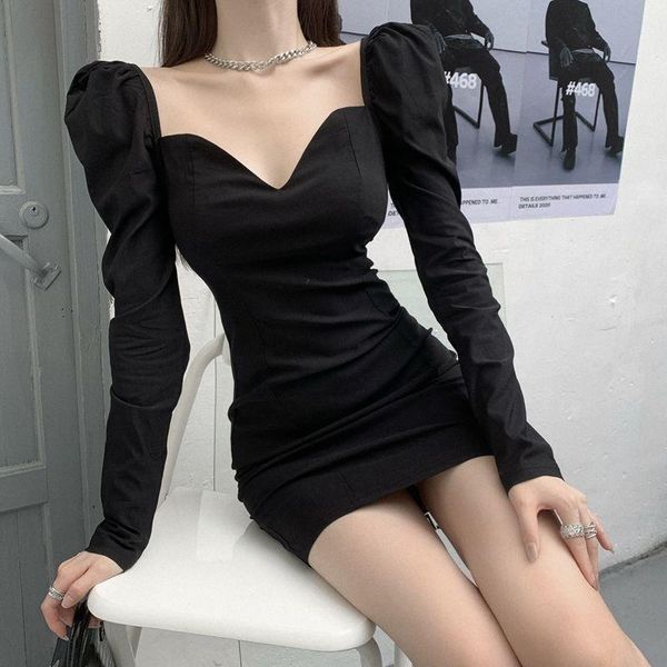 mini dress women korean style v-neck full sleeve bodycon nightclub party vestido de mujer 2021 women's autumn casual dresses, Black;gray
mini dress women korean style v-neck full sleeve bodycon nightclub party vestido de mujer 2021 women's autumn casual dresses, Black;gray