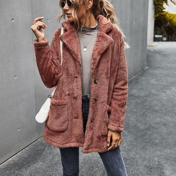 women's jackets faux fur lambswool coat jacket women autumn winter zipper turn-down collar outerwear with pocket casual camel hairy ove, Black;brown
women's jackets faux fur lambswool coat jacket women autumn winter zipper turn-down collar outerwear with pocket casual camel hairy ove, Black;brown