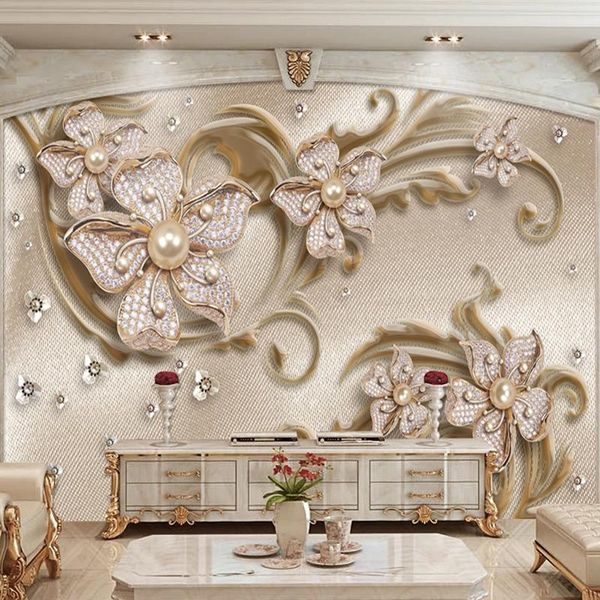 wallpapers 3d self-adhesive waterproof wallpaper stereo jewelry flowers murals living room bedroom luxury home decor wall sticker mural
wallpapers 3d self-adhesive waterproof wallpaper stereo jewelry flowers murals living room bedroom luxury home decor wall sticker mural
