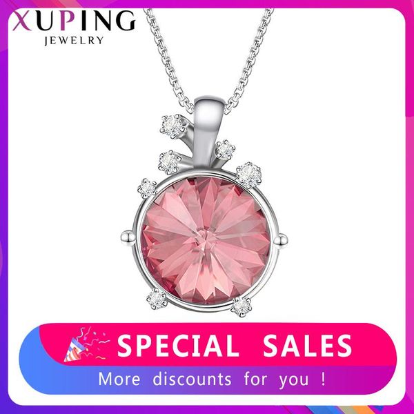 xuping jewelry casual pendantl necklace crystals party temperament christmas gifts ladies s152-40249 pendant necklaces, Silver
xuping jewelry casual pendantl necklace crystals party temperament christmas gifts ladies s152-40249 pendant necklaces, Silver