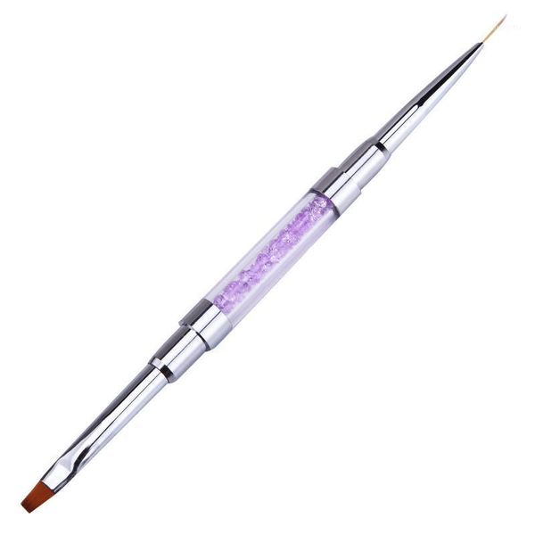 2-way nail art acrylic uv gel brush liner drawing carving crystal handle pen ultra-thin line brushes painting kits1 
2-way nail art acrylic uv gel brush liner drawing carving crystal handle pen ultra-thin line brushes painting kits1