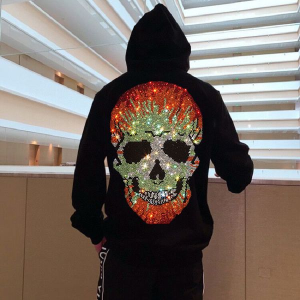 men's hoodies & sweatshirts luxury male hoodie scores more hip-hop velvet sweater thin black-white fit skull autumn and winter strass a
men's hoodies & sweatshirts luxury male hoodie scores more hip-hop velvet sweater thin black-white fit skull autumn and winter strass a