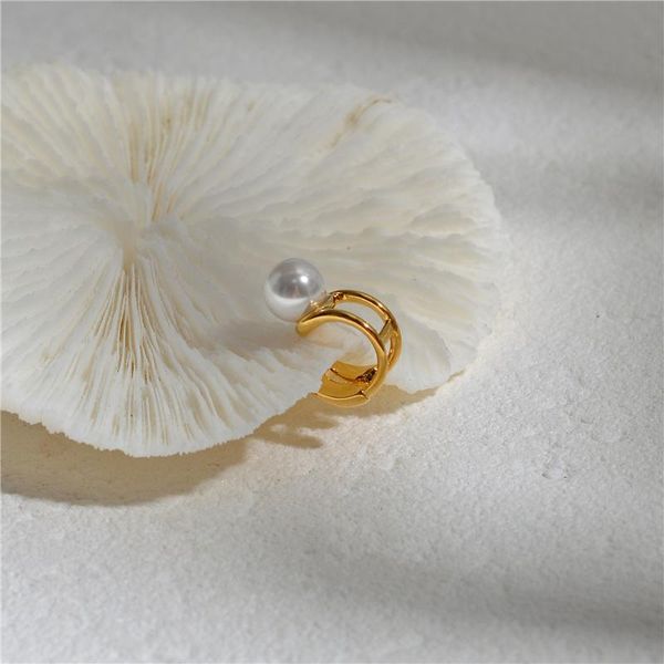 clip-on & screw back woogge geometric tiny pearl curve pin ear cartilage clip for no hole trendy minimalist painless metal bone, Silver
clip-on & screw back woogge geometric tiny pearl curve pin ear cartilage clip for no hole trendy minimalist painless metal bone, Silver