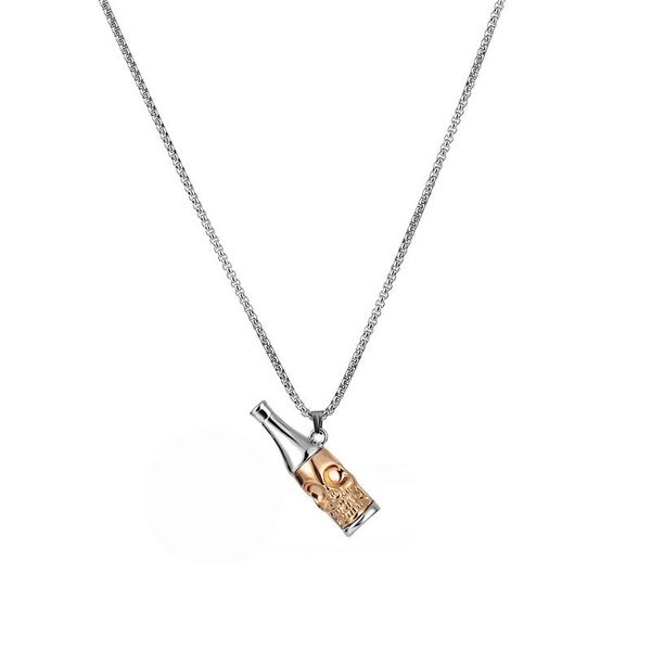 pendant necklaces skull bottle necklace for men women stainless steel 2021 fashion punk rock cool kpop beer jewelry, Silver
pendant necklaces skull bottle necklace for men women stainless steel 2021 fashion punk rock cool kpop beer jewelry, Silver