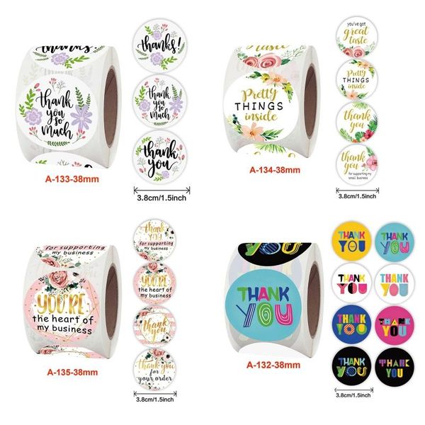 gift wrap 500pcs thank you stickers floral seal label for baking package envelope stationery sticker
gift wrap 500pcs thank you stickers floral seal label for baking package envelope stationery sticker