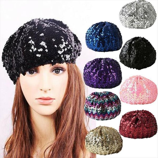 ladies girls french 70s costume party dance disco central chic black silver red gold pink sequined sewuins hat beret, Blue;gray
ladies girls french 70s costume party dance disco central chic black silver red gold pink sequined sewuins hat beret, Blue;gray