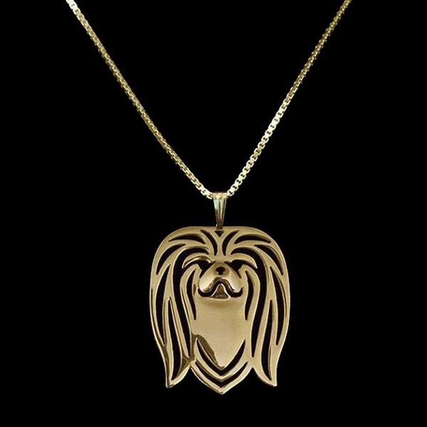 pendant necklaces 2021 fashion metal alloy dog women's jewelry pekingese, Silver
pendant necklaces 2021 fashion metal alloy dog women's jewelry pekingese, Silver